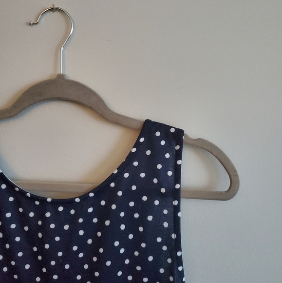Divided | 14 | Deep V Polka Dot Dress - Picture 7 of 8